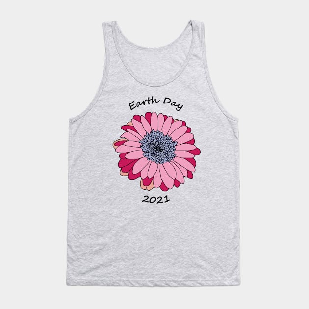 Gerbera Daisy for Earth Day 2021 Tank Top by ellenhenryart